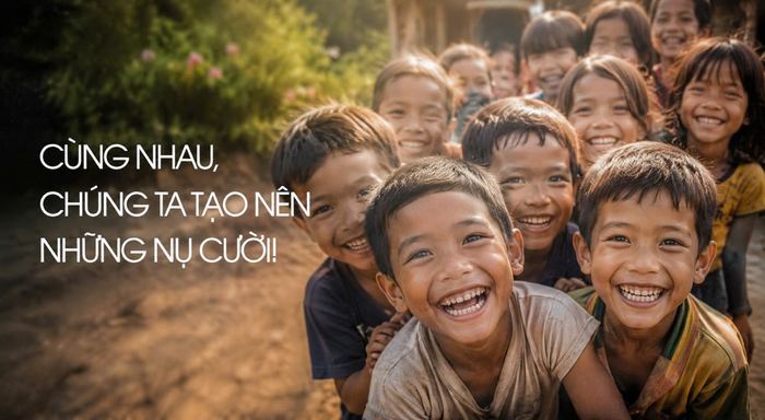 Cùng nhau, chúng ta tạo nên những nụ cười